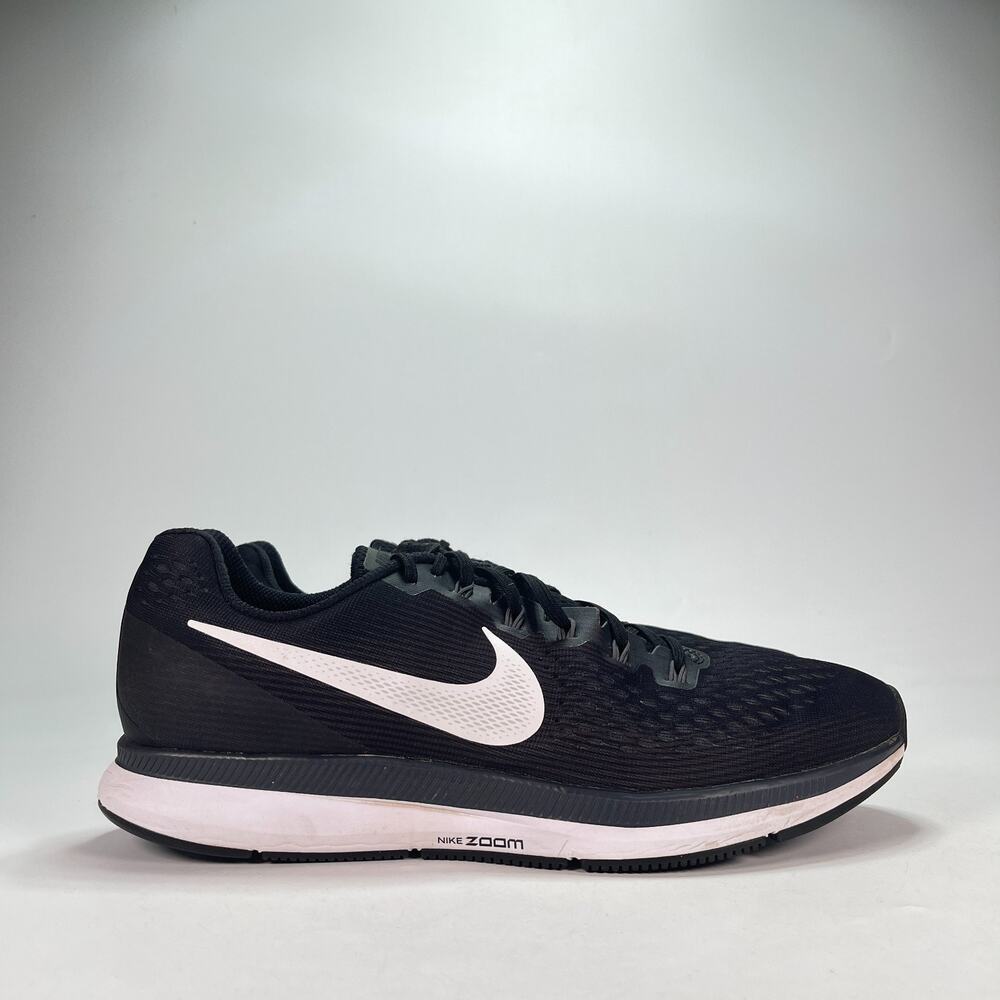 Nike Air Zoom Pegasus 34 Black Athletic Running Shoes 880555-001 Men's Size 13